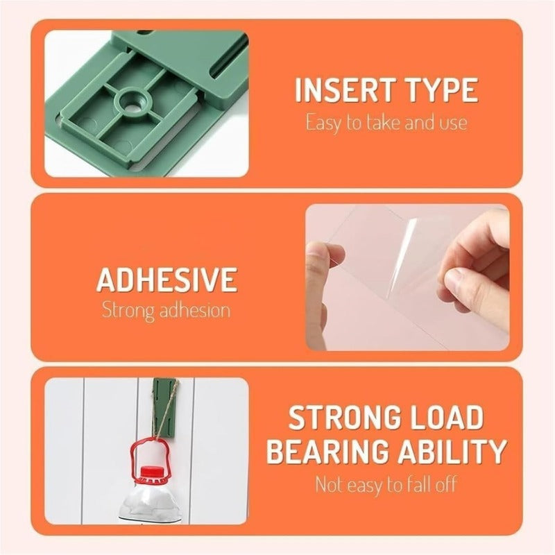 Easy Install Power Strip Holder with Slide Track