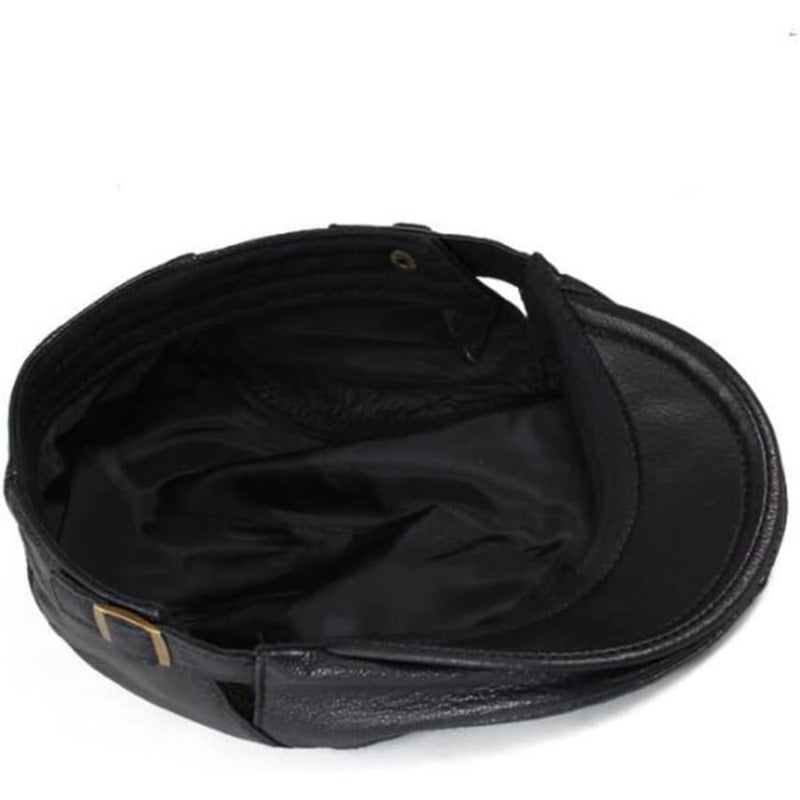 Vintage Style Leather Hat