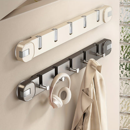 Easy Install Wall Mount 5 Hook Storage Rack