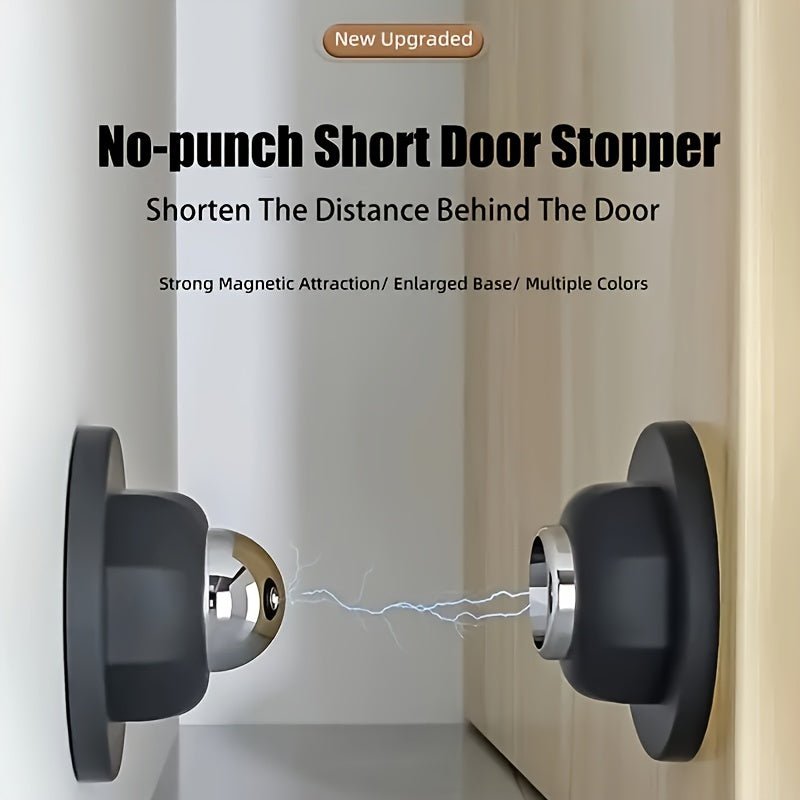 Strong Door Stopper with Magnet Holder