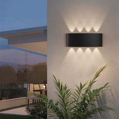 Contemporary Slim LED Double Wall Light