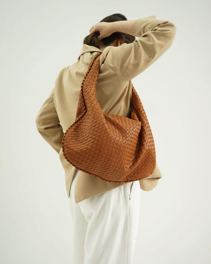 Luxury Leather Tote Handbag