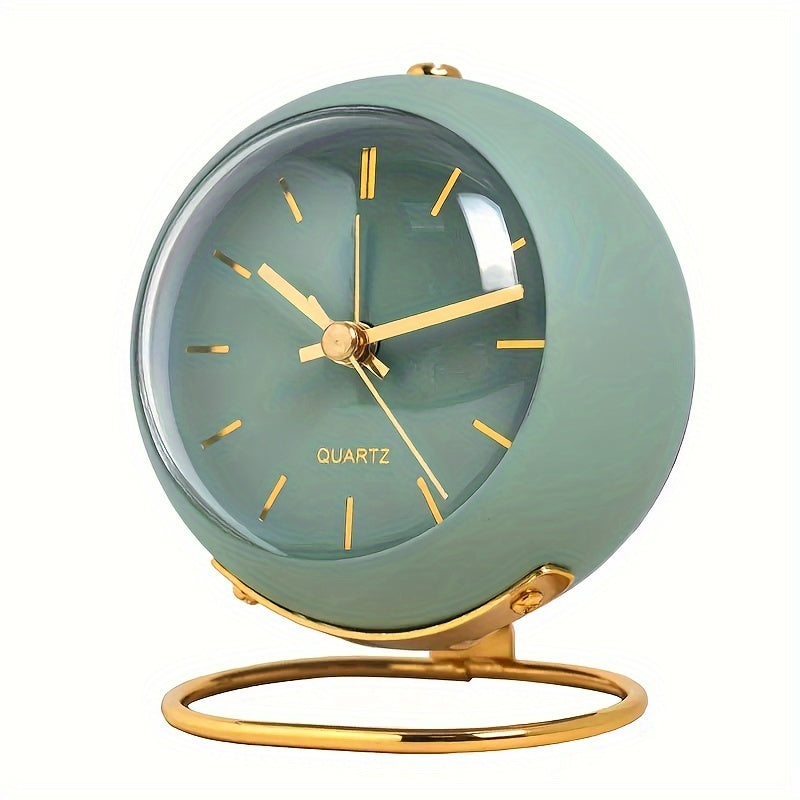 Classic Quiet Analog Clock with Nightlight - Fesara
