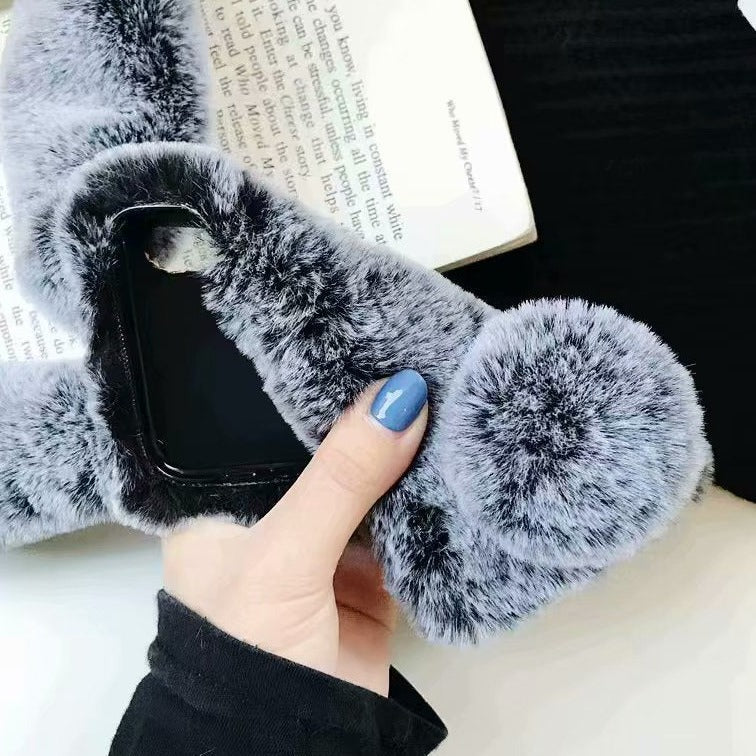 Grey Fox Pattern Phone Case