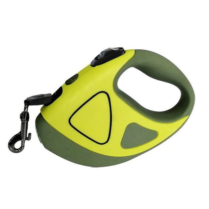 Glowing Retractable Dog Leash with Reflectors