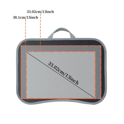 Compact Laptop Table with Cushioned Base
