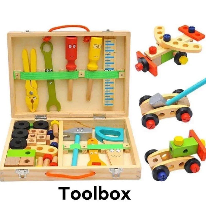 Creative Wooden Building Blocks Set