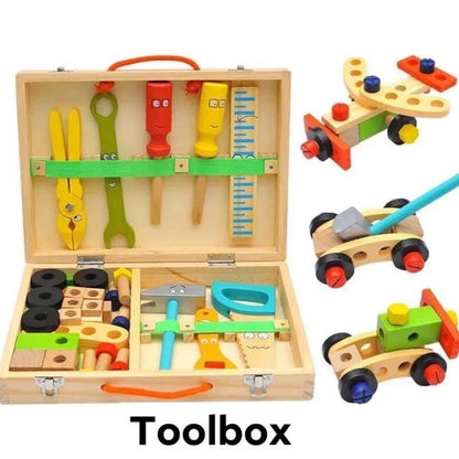 Creative Wooden Building Blocks Set