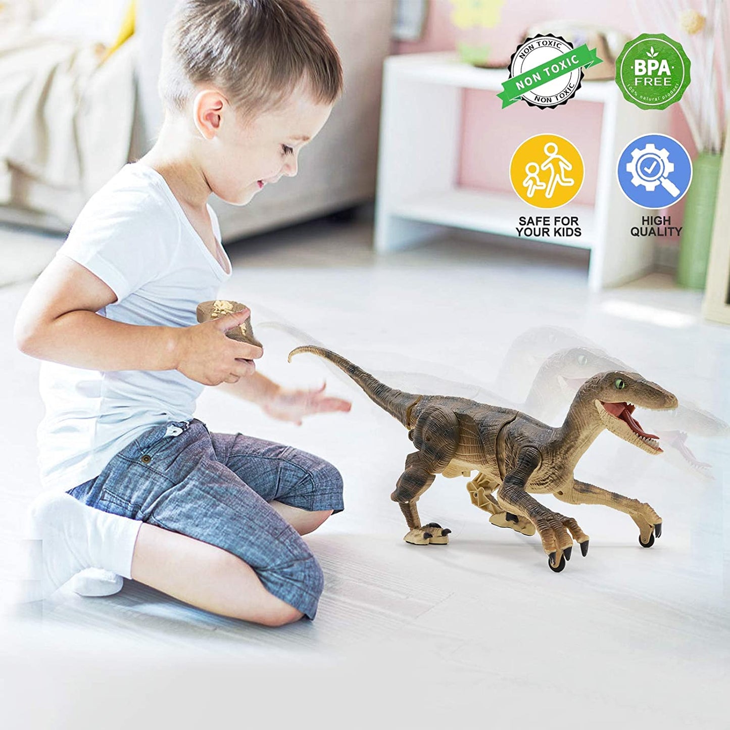 Fun Remote Control T-Rex Dinosaur Toy