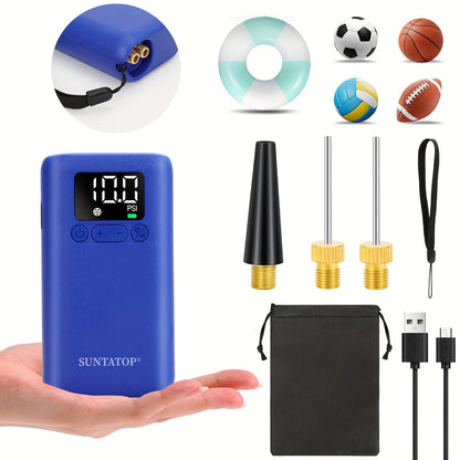 Portable LED Inflator Pump for Footballs and Basketballs - Fesara