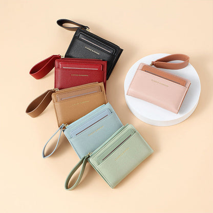 Practical Zip Around Wallet with Multiple Card Pockets