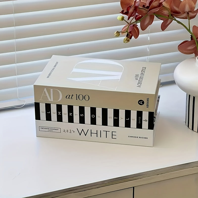 Stylish Home Decor Books Set of 3