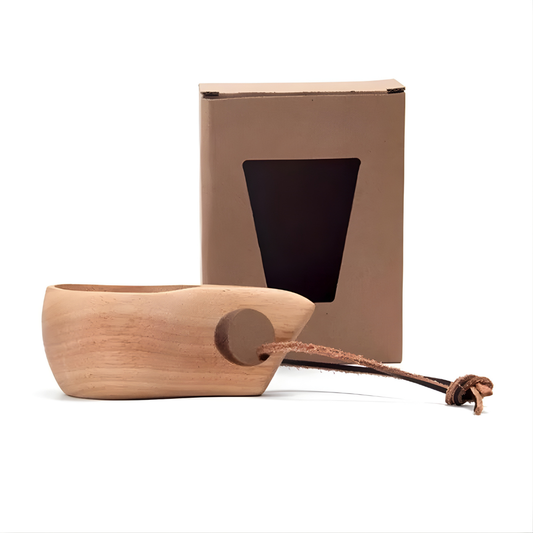 Eco Friendly Handmade Natural Wood Mug - Fesara