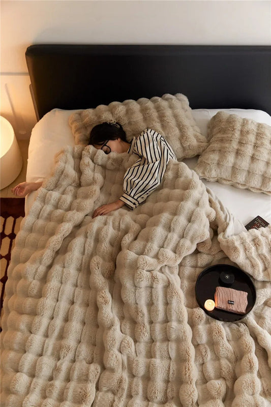 Cozy Fleece Reversible Soft Blanket