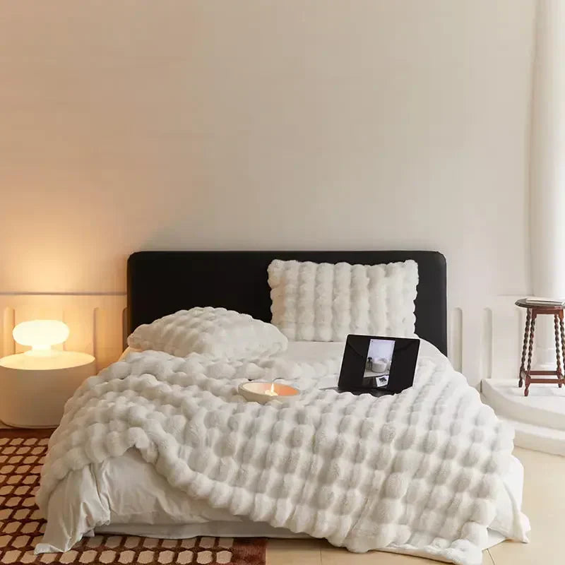 Cozy Fleece Reversible Soft Blanket - Fesara