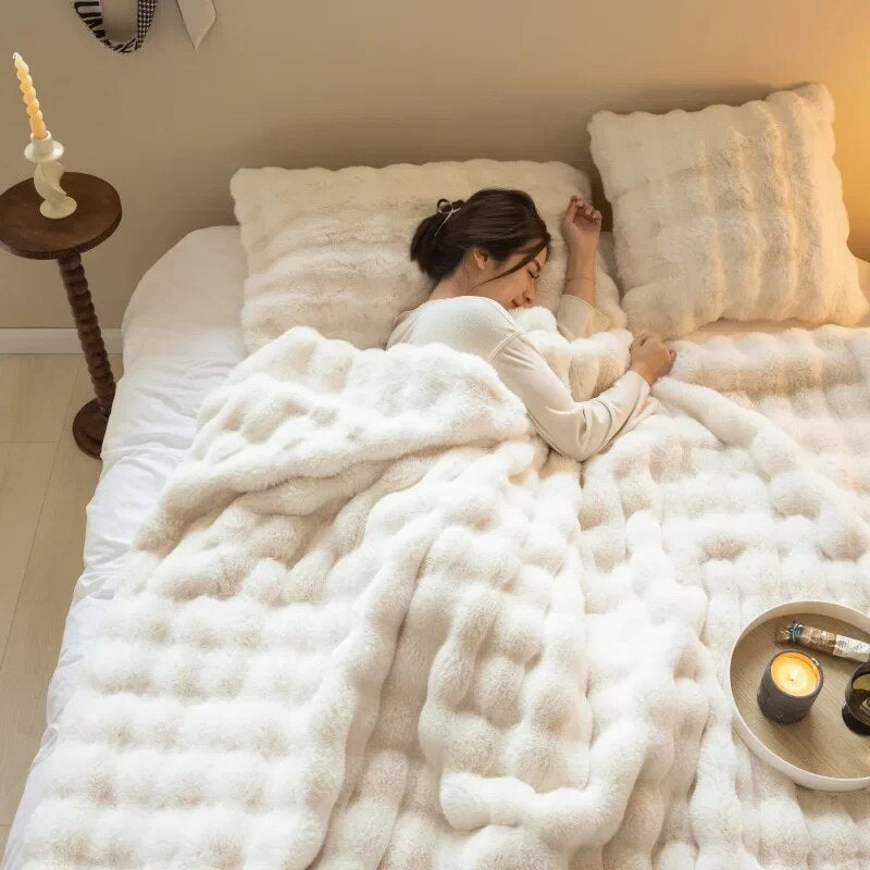 Cozy Fleece Reversible Soft Blanket