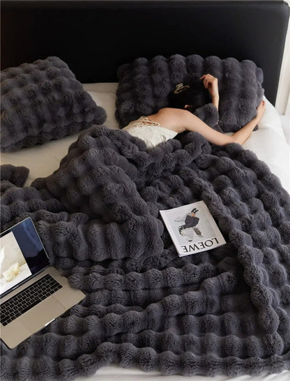 Cozy Fleece Reversible Soft Blanket
