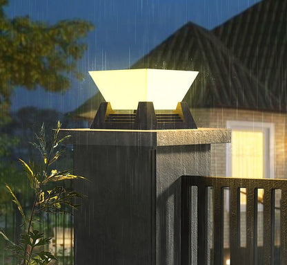 Bright Outdoor Solar Powered Wall Lamp with Motion Sensor