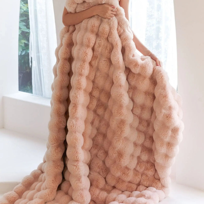 Cozy Fleece Reversible Soft Blanket