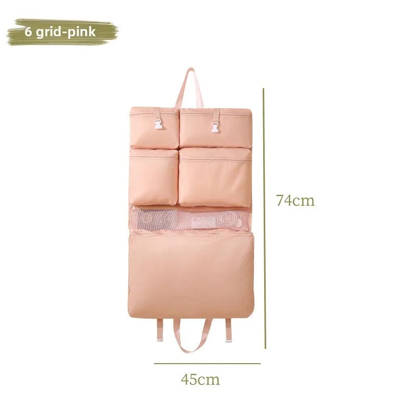 Portable Folding Travel Bag with Pockets