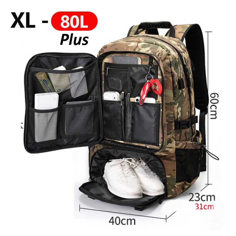 Spacious Outdoor Adventure Large Travel Backpack