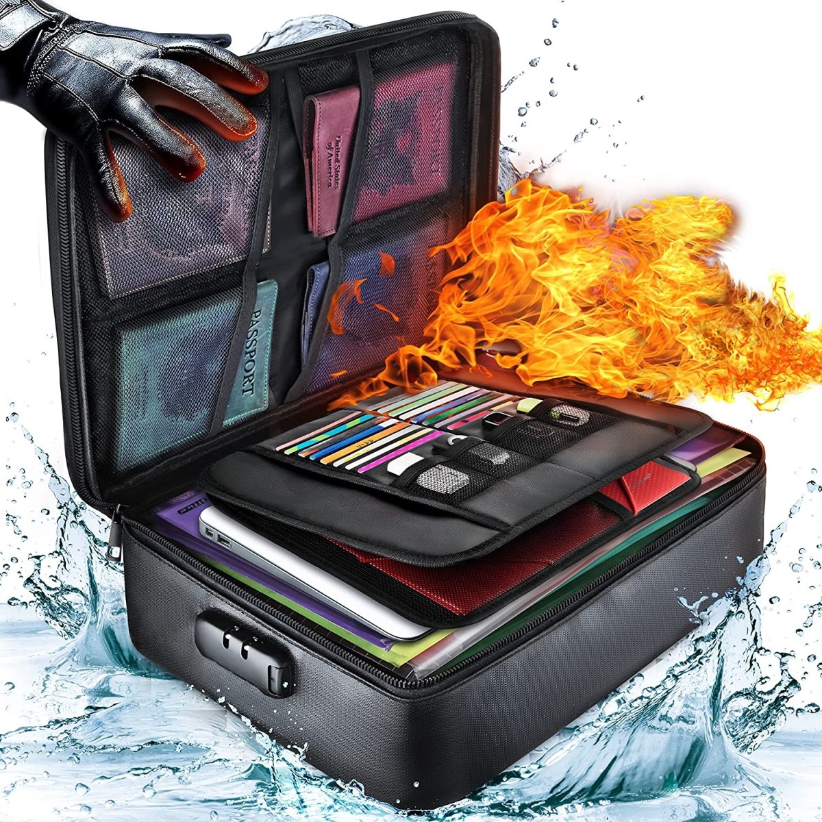 Safe Document Storage Box - Fesara
