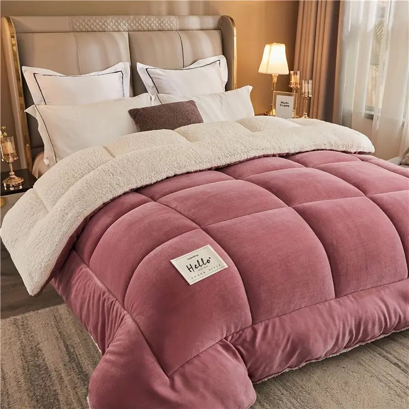 Cozy Quilted Winter Duvet Cover Set