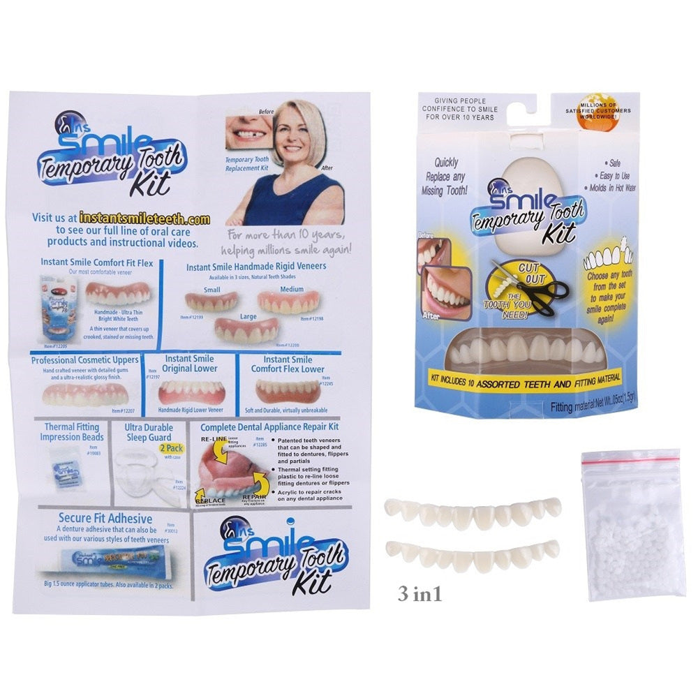 Premium Dental False Teeth Set