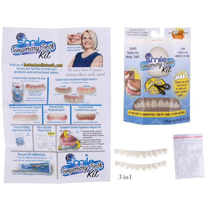 Premium Dental False Teeth Set