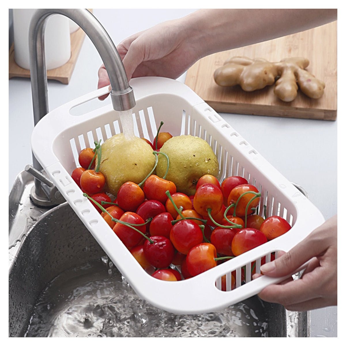 Easy Clean Fruit Drain Tray