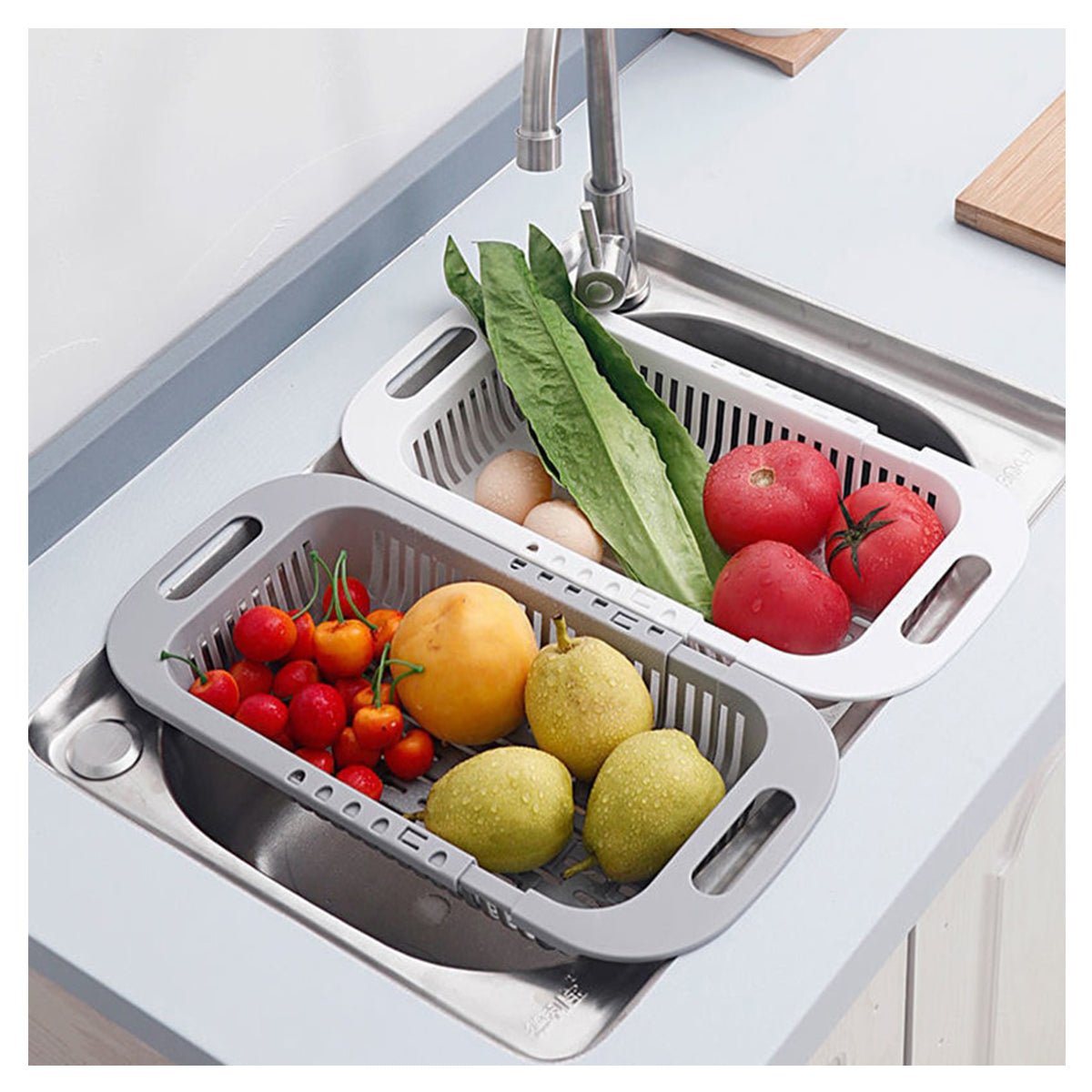 Easy Clean Fruit Drain Tray