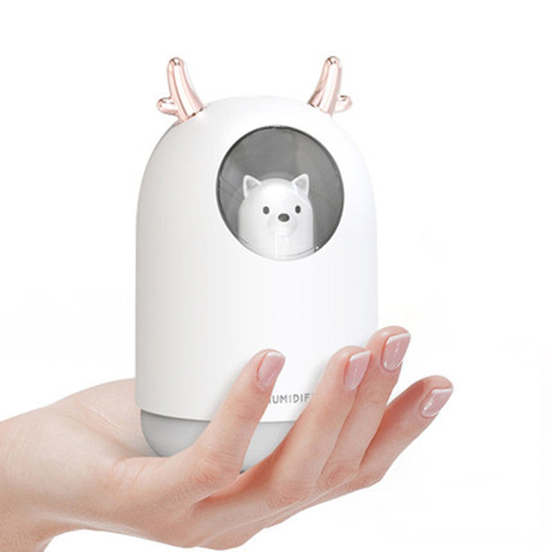 Compact Cool Mist Humidifier with Night Light - Fesara