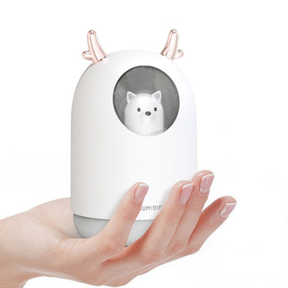 Compact Cool Mist Humidifier with Night Light - Fesara