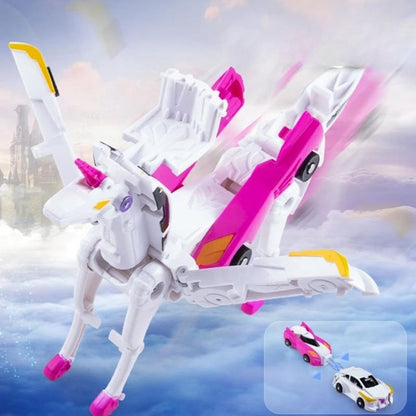 Colorful Unicorn Convertible Toy Cars - Fesara
