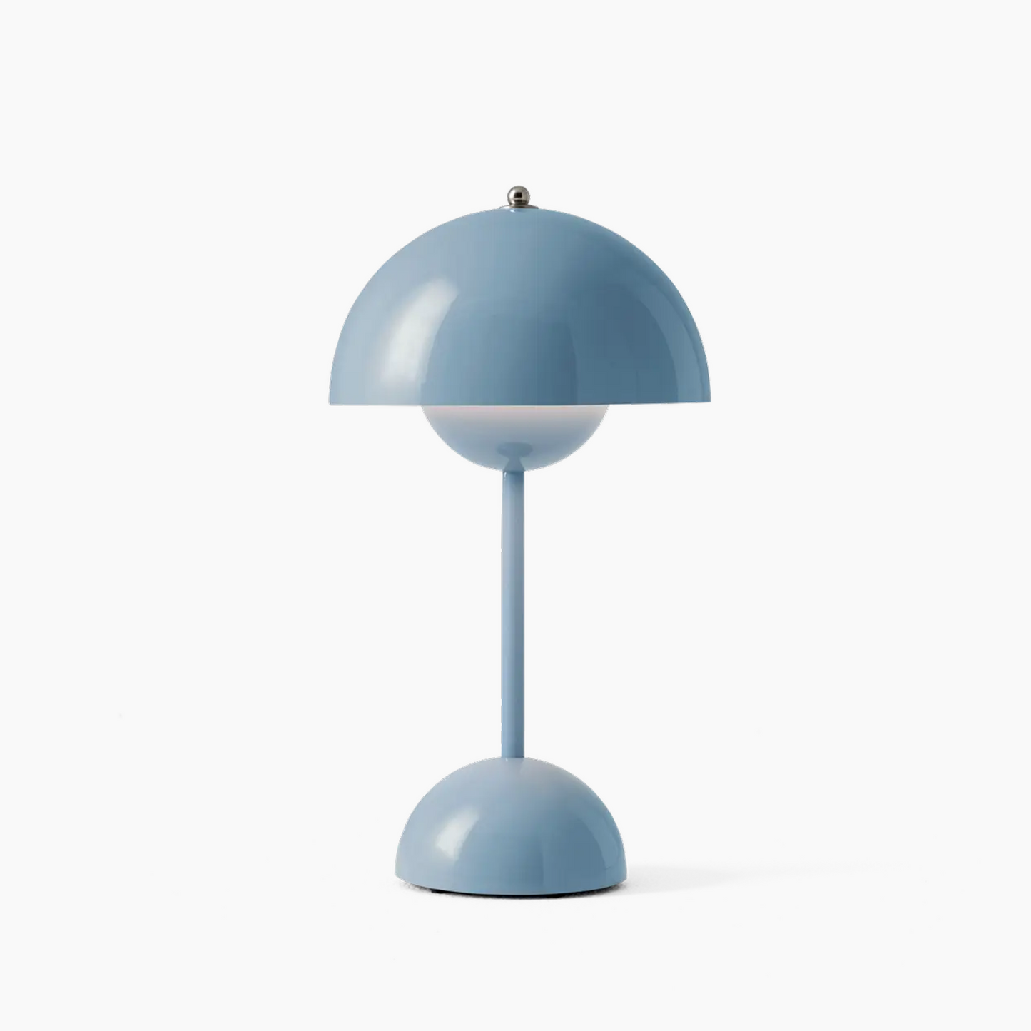 Contemporary Round Cordless LED Desk Lamp
