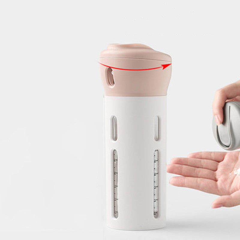 Travel Mini 4-in-1 Refillable Toiletry Bottle Set