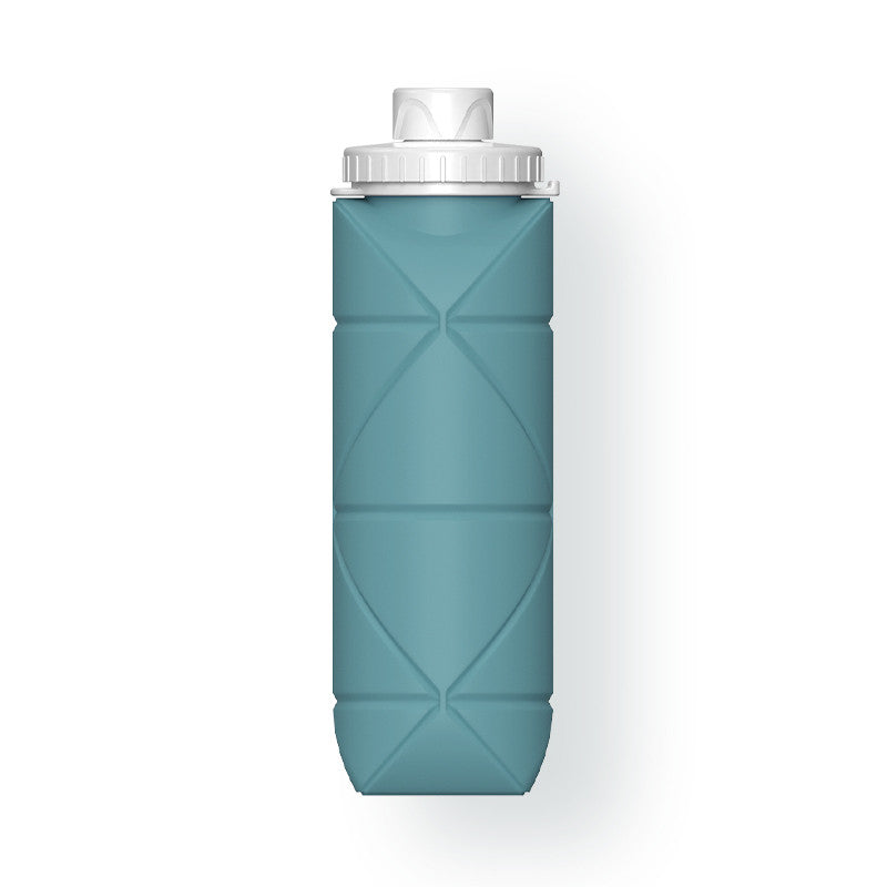 Portable Folding Silicone Water Bottle for Outdoor Use - Fesara