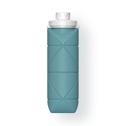 Portable Folding Silicone Water Bottle for Outdoor Use - Fesara