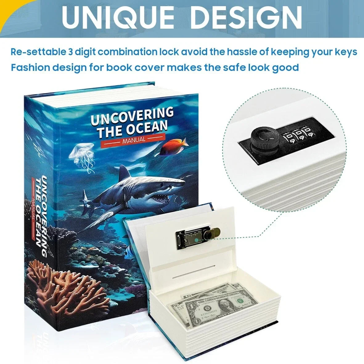 Secret Storage Book Safe Box