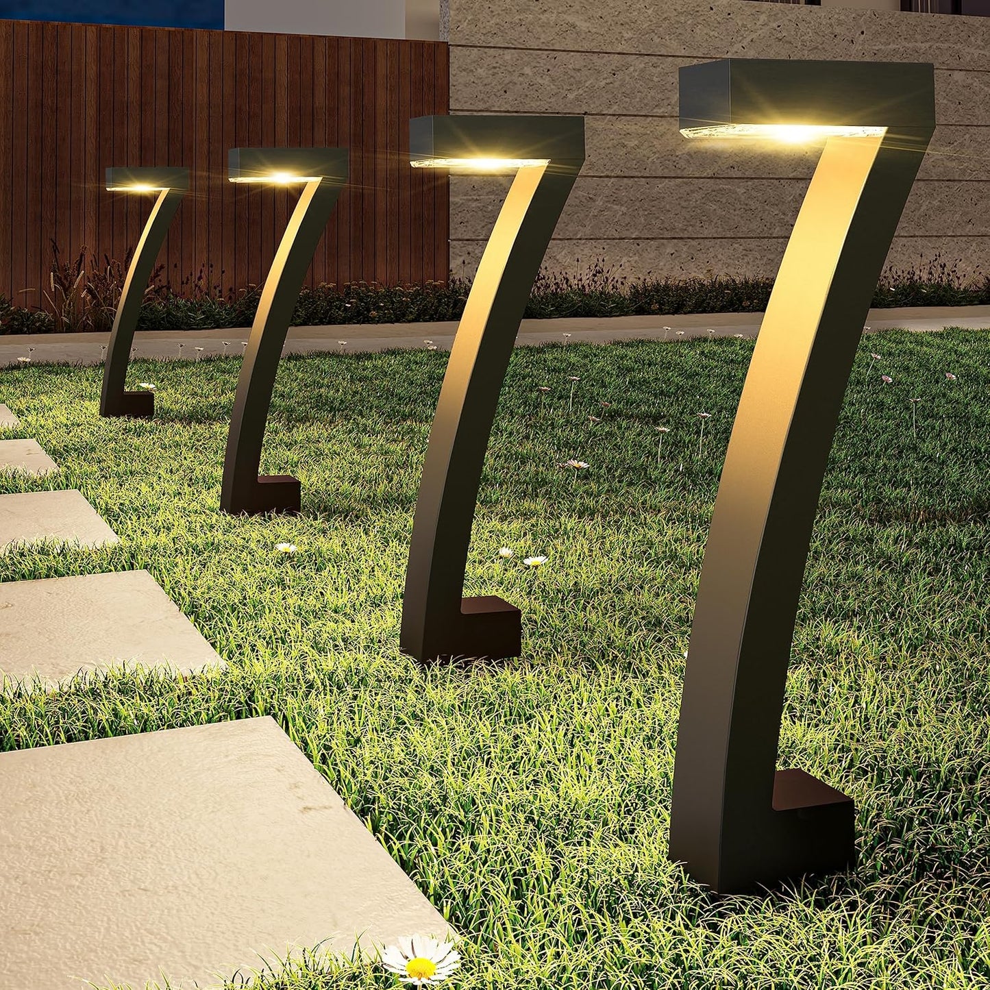 Bright Outdoor Solar Powered Landscape Lights - Fesara