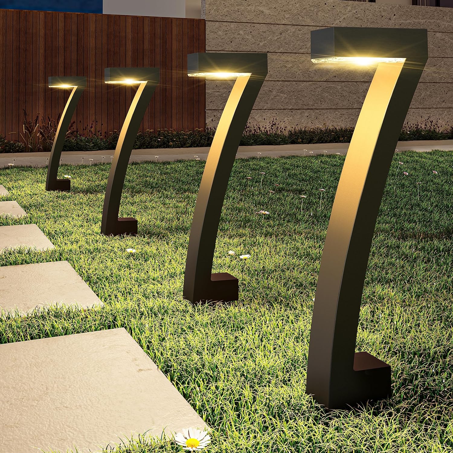 Bright Outdoor Solar Powered Landscape Lights - Fesara