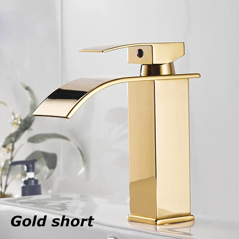 Luxury Bathroom Faucet Stainless Steel Tap
