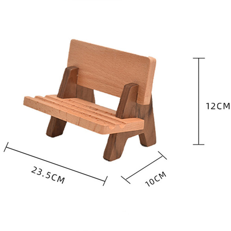 Sturdy Wooden Phone Stand with Adjustable Holder - Fesara