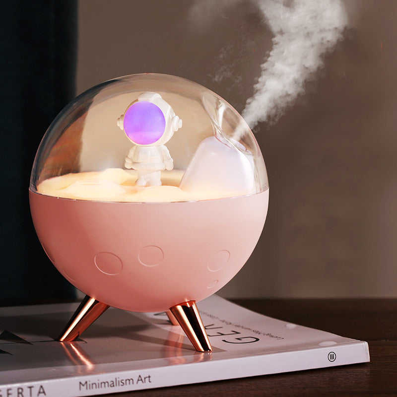 Compact Travel Astronaut Humidifier for Home Office Use