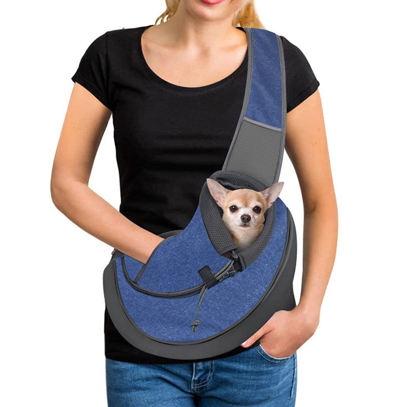 Comfy Pet Sling Bag with Adjustable Strap & Phone Pocket