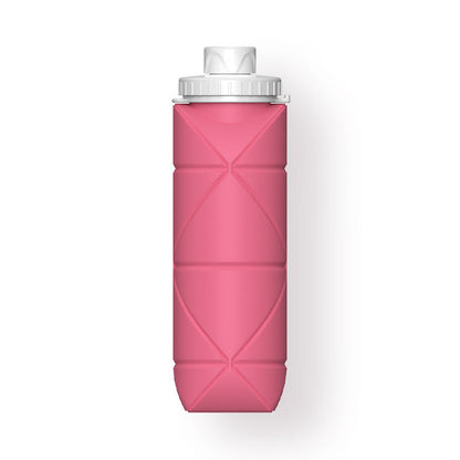 Portable Folding Silicone Water Bottle for Outdoor Use