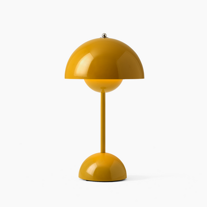 Contemporary Round Cordless LED Desk Lamp