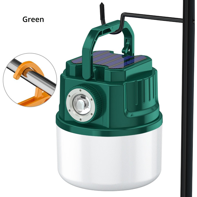 Portable Solar Powered Camping Lantern Light - Fesara