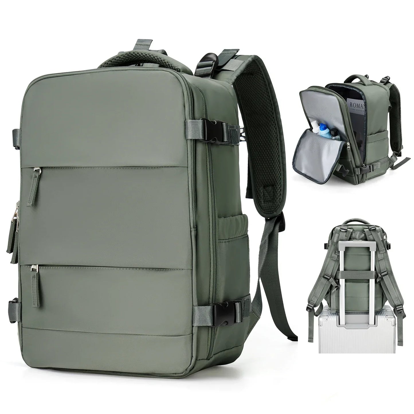 Waterproof Travel Backpack with Laptop Sleeve