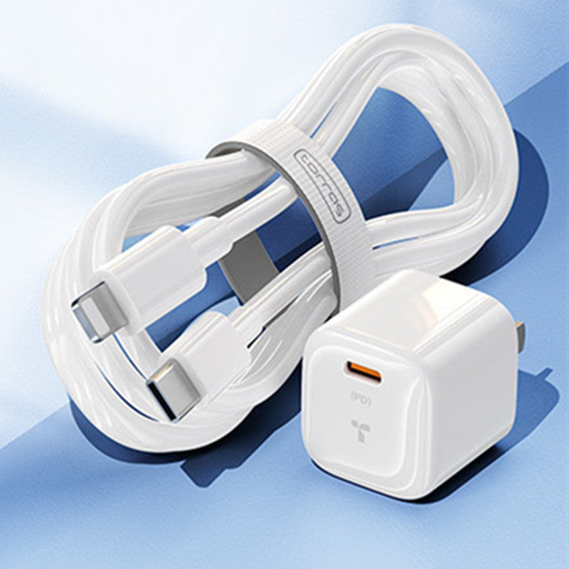 Compact Fast USB-C Wall Charger for Phone & Tablet